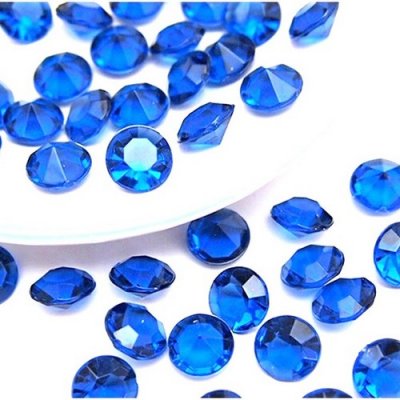 Décoration de Table Mariage  - Diamants De Table Bleu Royal 10 mm  X 500 : illustration