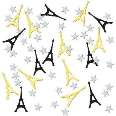 Décoration de Table Mariage  - Confettis de Table Tour Eiffel  : illustration