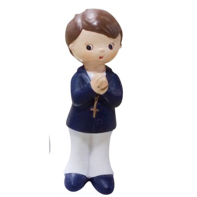 Dcoration de Fte, Anniversaire, Mariage, Baptme  - Figurine Sujet Communiant Mains Jointes : illustration