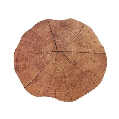 Décoration de Table Mariage  - Set de table Tronc d'arbre pvc  : illustration
