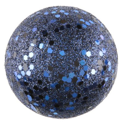 Decoration Mariage  - Mini boule paillete bleu marine 1 cm par 50 pices : illustration