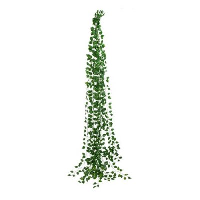 Decoration Mariage  - 10 guirlandes feuilles de saule vertes 2.10m : illustration