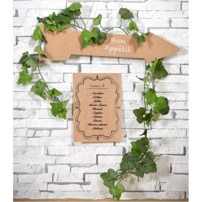 Decoration Mariage  - Guirlande de lierre en polyester 1 m : illustration