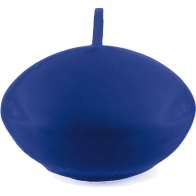 Dco de table Baptme  - Bougie flottante bleu marine x 6 pices : illustration