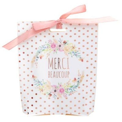 Boite de Drages  - 6 Boites  drages carton - Mariage Fleuri : illustration