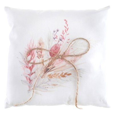 Accessoires De Mariage  - Coussin alliance bohme romance - Motif floral fleurs ... : illustration