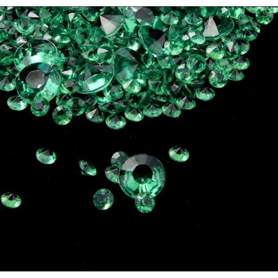 Décoration de Table  - Diamant de table vert émeraude 4,5 mm, 8 mm et 10 ... : illustration