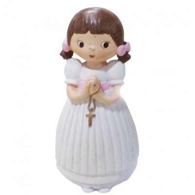 Figurines de Communion  - Figurine communiante debout mains jointes : illustration