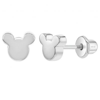 Bijoux Disney  - Boucles doreilles Minnie Mouse plaqu argent  : illustration