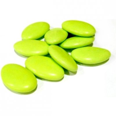 Drages  - Drage au chocolat 71% vert anis 250 gr : illustration