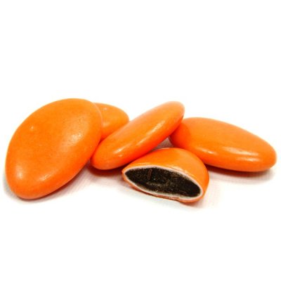 Drages au chocolat  - Drage au chocolat 71% orange capucine 250 gr : illustration