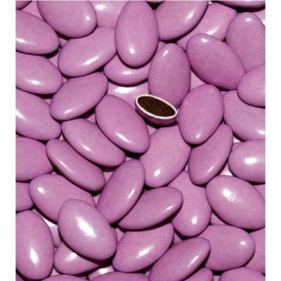 Mariage thme Provence  - Drage au chocolat 71% violette 250 gr : illustration