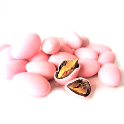 Drages aux amandes Avola pas cher  - Drages Viennoises amande et chocolat rose 250 gr : illustration