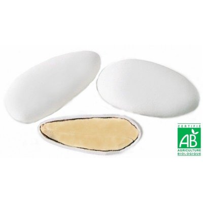 Drages aux amandes Avola pas cher  - Drages amande certifies bio - 175 Gr - Blanc : illustration