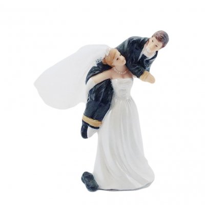Dcoration de Table Mariage  - Figurine couple de maris fantaisie 