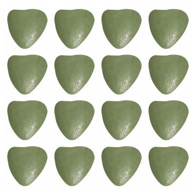 Drages au chocolat  - Drages mini coeur chocolat 71% - Vert Eucalyptus ... : illustration