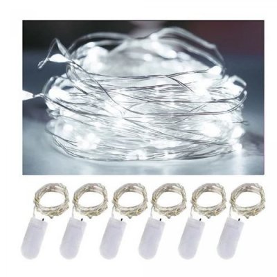 Decoration Mariage  - 5m Guirlandes Lumineuses blanches 50 Led : illustration