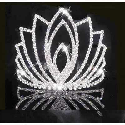 Bijoux de Mariage  - Diadme Mariage Couronne de Miss Ton Argent Cristal ... : illustration