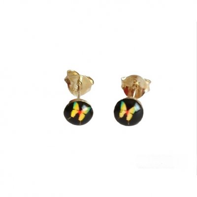 Bijoux de Mariage  - Boucles d'oreilles papillon bijoux enfant  : illustration