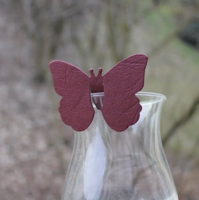 Dcoration de Table Mariage  - Marque place papillon chocolat ( par 10) : illustration