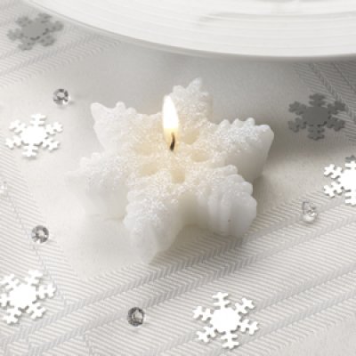 ARCHIVES  - Bougie Flocon de Neige Dco Mariage Decoration Nol ... : illustration