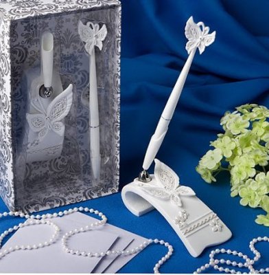 Mariage et Accessoires  - Stylo et Porte-stylo Mariage 