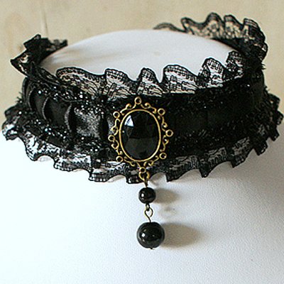 Bijoux de Mariage  - Bijoux fantaisie Mariage Collier Choker Gothique 