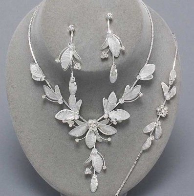 Collier mariage top champêtre