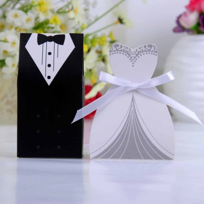 Boites de drages en carton  - Bote  Drages Mariage 