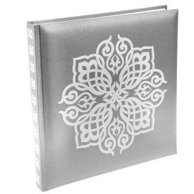 Decoration Mariage  - Livre d'or Oriental Argent Mariage Oriental : illustration