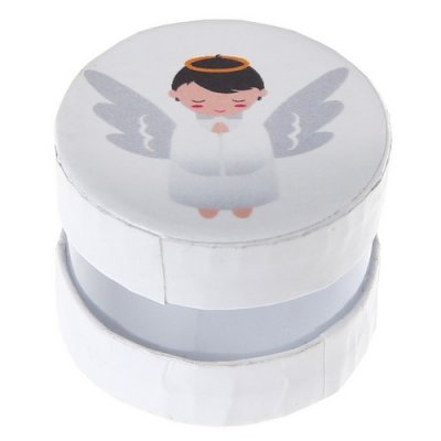 Dco de table Communion  - Bote a Drage Ange Mariage Bapteme (Lot de 6) : illustration