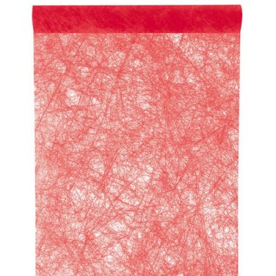 ARCHIVES  - Chemin de Table Fanon Rouge 5 m x 30 cm : illustration