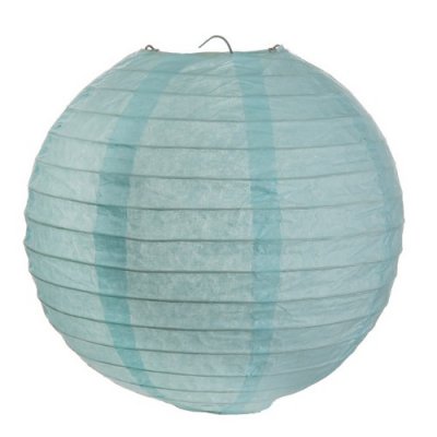 ARCHIVES  - Lampion Lanterne Boule Chinoise en Papier Bleu Ciel ... : illustration