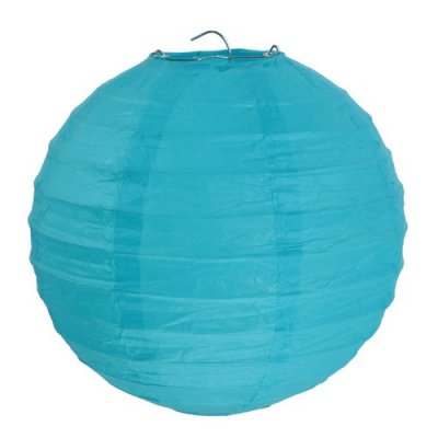 Dcoration de Salle  - Lampion Lanterne Boule Chinoise en Papier Turquoise ... : illustration