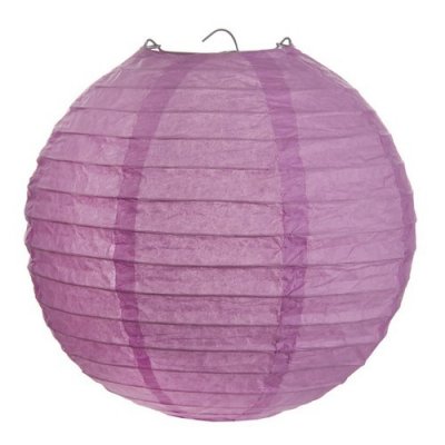 Promotions  - Lampion Lanterne Boule Chinoise en Papier Parme x ... : illustration