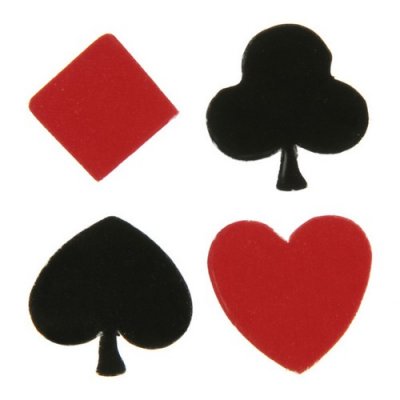 Décoration de Table Mariage  - Confettis de Table Casino ou Poker : illustration
