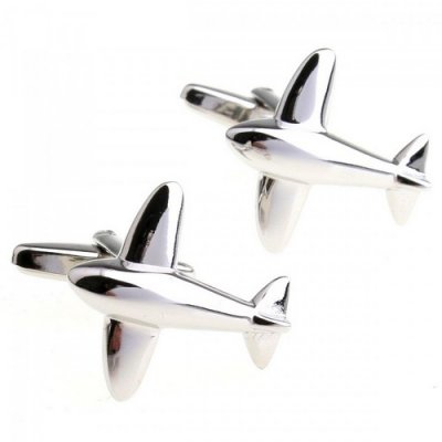 Mariage thme voyage  - Boutons de manchette avion : illustration