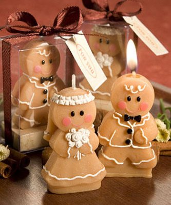 Dcoration de Table Mariage  - Bougie Mariage Mme Pain d'pices : illustration