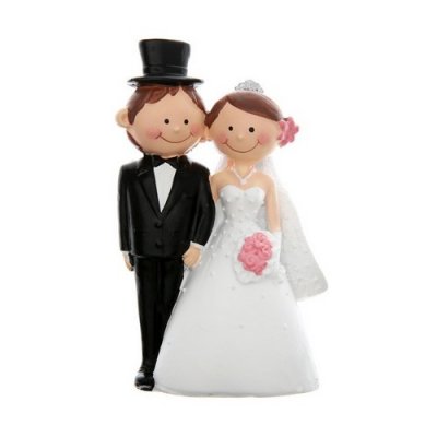 ARCHIVES  - Figurine mariage Mr et Mrs sujet mariage : illustration