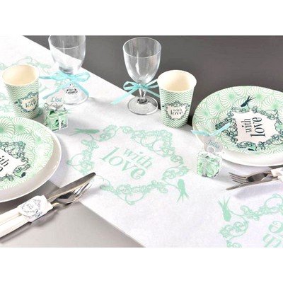 Mariage thme champtre  - Chemin de table Vintage 