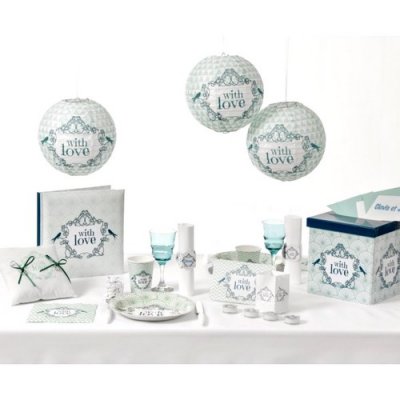 Mariage thme bohme  - 2 Lanternes Papier Vintage 