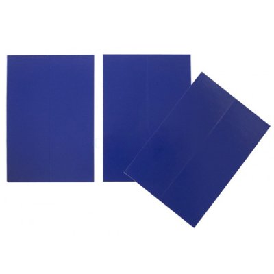 Dco de table Baptme  - 10 Marque-places pr-plis Bleu marine : illustration