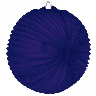 ARCHIVES  - Lampion rond violet 34 cm en Papier ignifugé   : illustration