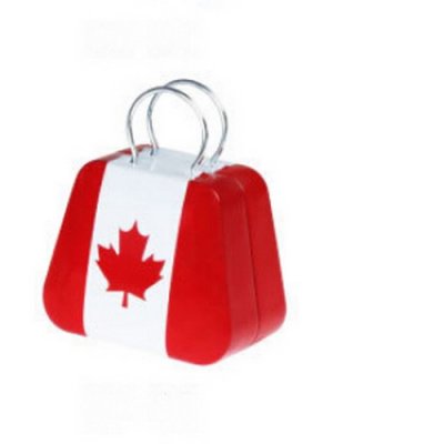 Bote de drages de Baptme  - Bote  Drages Mtal Valise Canada ( Lot de 5 ) : illustration