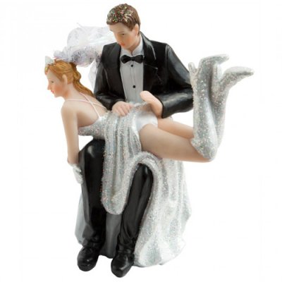 ARCHIVES  - Figurine Couple de Mariés pas Sage  : illustration
