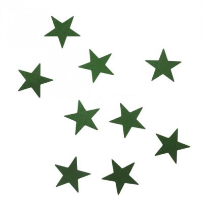 ARCHIVES  - Confettis de table étoiles vertes Déco de table : illustration