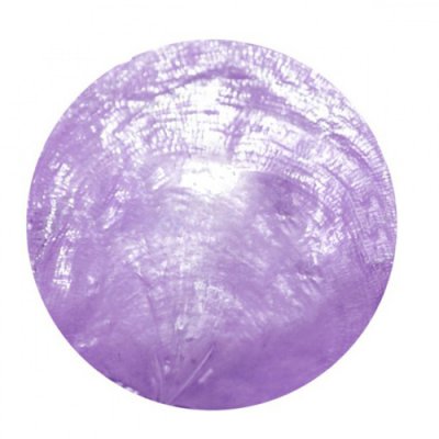 Décoration de Table Mariage  - 6 coquillages nacrés lilas : illustration