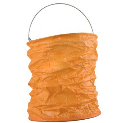 Decoration Mariage  - Lampion orange  anse 15 cm : illustration