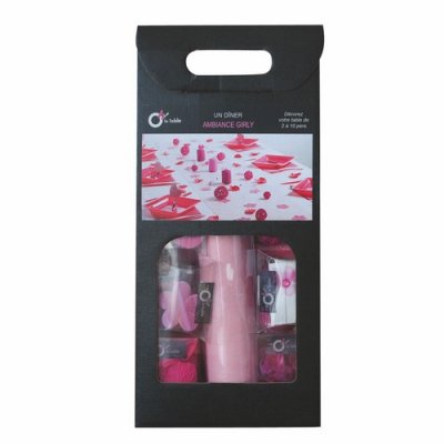 ARCHIVES  - Kit dco de table rose fuchsia 