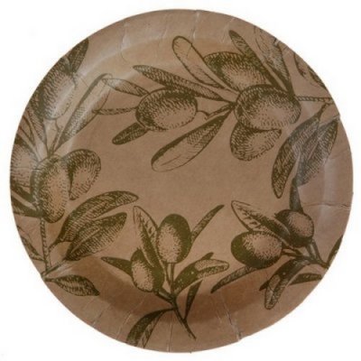 Vaisselle Jetable  - 10 Assiettes jetables thme Provence : illustration